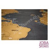 Kras Tekening Wereldkaart 02 30x40cm