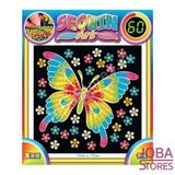 Sequin Art / Pailletten kunst Vlinder_