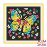 Sequin Art / Pailletten kunst Vlinder_