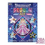 Sequin Art / Pailletten kunst Stardust Princes