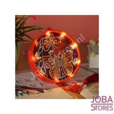 Diamond Painting Wandornament Vlinders met verlichting