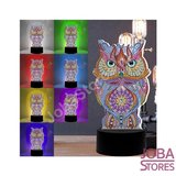 Diamond Painting 3D Illusie Lamp Uil