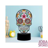 Diamond Painting 3D Illusie Lamp Skull