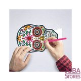 Diamond Painting 3D Illusie Lamp Skull