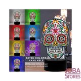 Diamond Painting 3D Illusie Lamp Skull