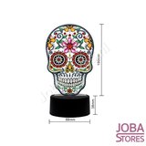Diamond Painting 3D Illusie Lamp Skull