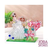 Diamond Painting 3D Tafereel 004 Bruid