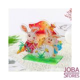 Diamond Painting 3D Tafereel 014 Konijnen