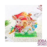 Diamond Painting 3D Tafereel 014 Konijnen