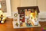 Miniatuur zelfbouw huisje "Happy Times"_