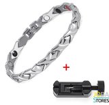 Magneet Armband Adela Zilver_