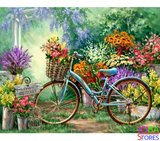 Diamond Painting "JobaStores®" Fiets - volledig - 50x40cm