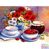 Diamond Painting Ontbijt Tafel 40x30cm_