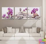 Diamond Painting Buddha Orchidee 90x30cm_