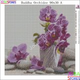 Diamond Painting Buddha Orchidee 90x30cm_