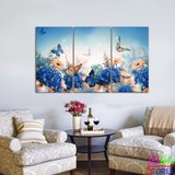 Diamond Painting Vlinders 3 luiks 60x25cm_