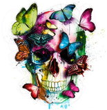 Diamond Painting "JobaStores®" Skull - volledig - 30x30cm