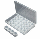 Diamond Painting Sorteerdoosje 28 slots Wit_