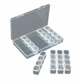 Diamond Painting Sorteerdoosje 28 slots Wit_