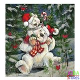 Diamond Painting Kerst Beren 30x30cm_