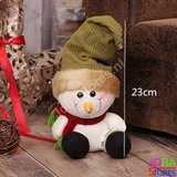 OP=OP Pluche Sneeuwpop Groen_