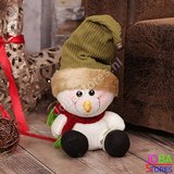 OP=OP Pluche Sneeuwpop Groen_