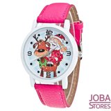 OP=OP Kerst Horloge 01 Roze_