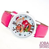 OP=OP Kerst Horloge 01 Roze_