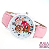 OP=OP Kerst Horloge 01 Licht Roze_