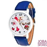 OP=OP Kerst Horloge 02 Blauw_