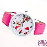 OP=OP Kerst Horloge 02 Roze_
