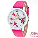 OP=OP Kerst Horloge 02 Roze_