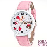 Kerst Horloge 02 Licht Roze_