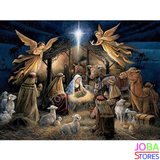 Diamond Painting Kerst Stal 40x50cm_