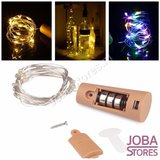 OP=OP Mini Led Verlichting Kurk 20 leds Groen_