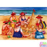 Diamond Painting Dikke Dames 22 50x40cm_