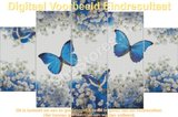 Diamond Painting Blauwe Vlinders 75x40cm_