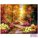 Schilderen op nummer Bospad 40x50cm_