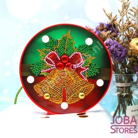 Diamond Painting Lamp Kerst 04 Bellen