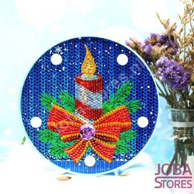 Diamond Painting Lamp Kerst 06 Kaars