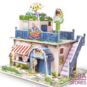 Miniatuur Zelfbouw Huisje (3D Puzzel) voor kinderen 02 (Ice Cream)