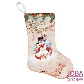 Kerstsok Beige B (30x20cm)