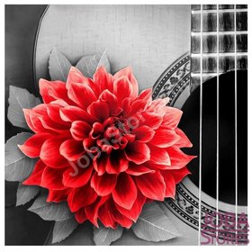 Diamond Painting Rode Bloem 20x20cm