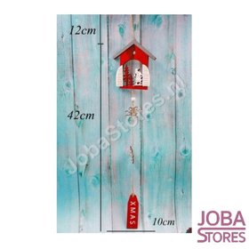 OP=OP Houten Kerst Slinger Kerstman