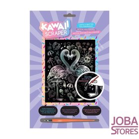 Kras Tekening Junior "Sequin Art" Flamingo Holografic