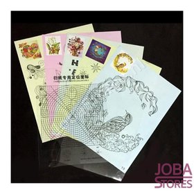 Papierkunst (Paper Quilling) Sjablonen (18 stuks)