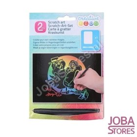 Kras Tekening voor kinderen 01 (15x20cm)