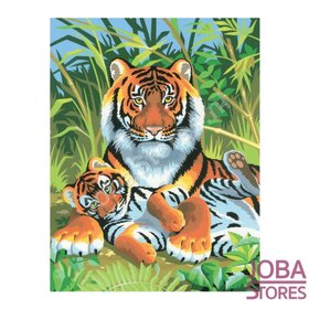 Schilderen op nummer 