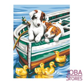 Schilderen op nummer 