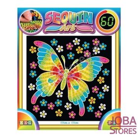 Sequin Art / Pailletten kunst Vlinder